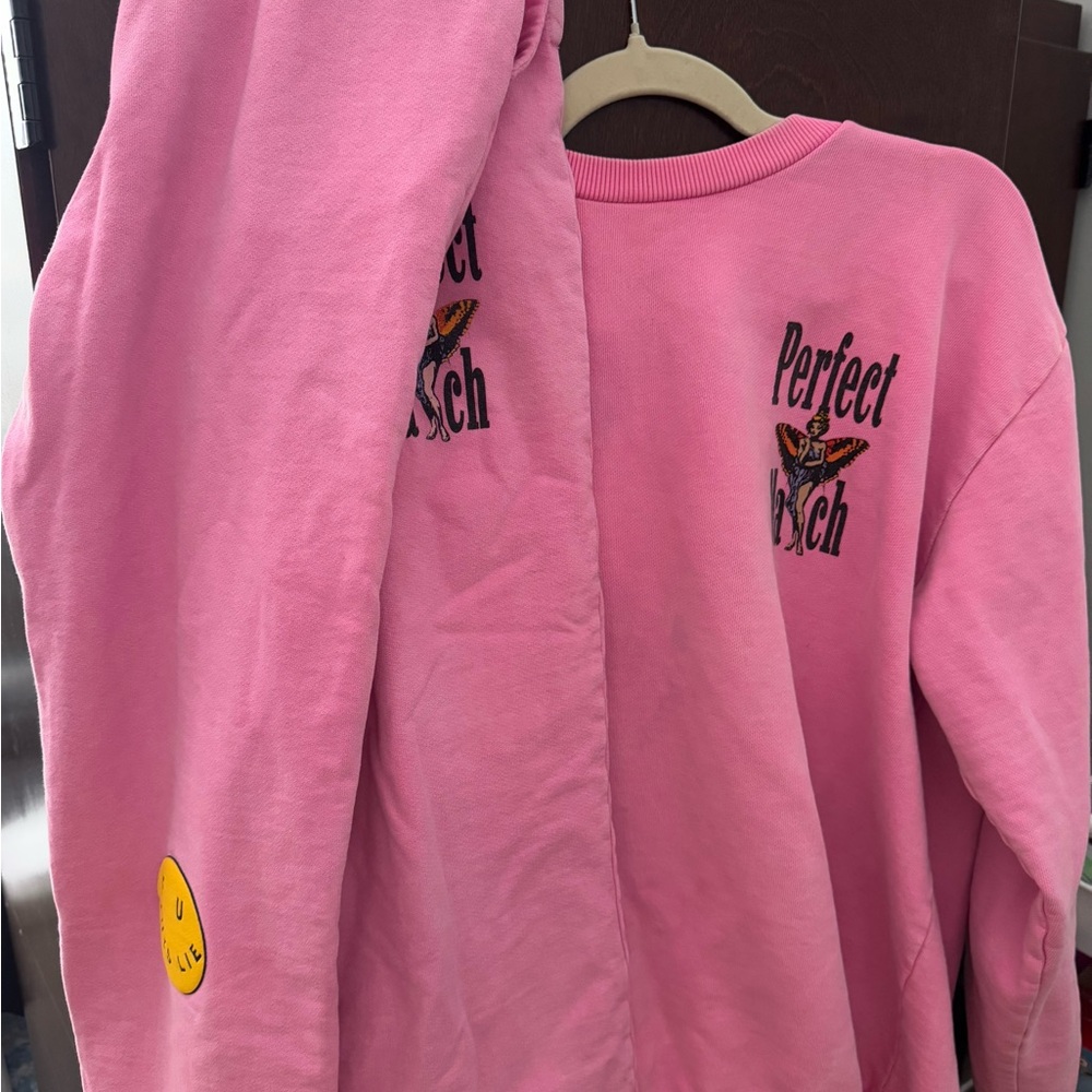 Hot Pink Boys Lie Perfect Match Sweat Set